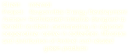Client:    internal
Project:   Responsible Energy Development
Success: Architected initiative designed to  benefit residents participating in regional cooperatives active in collection, filtration and distribution of biofuel and related 
                     green products